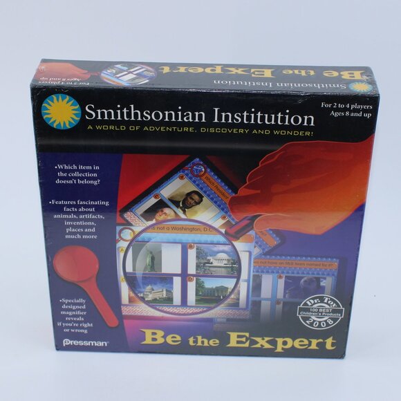 Smithsonian Be The Expert Pressman Board Game - Picture 1 of 2